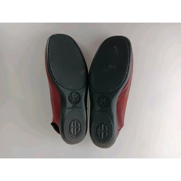 MEPHISTO Runoff Air-Jet System Leather Woman’s Red Mary Jane Comfort Shoes sz 6 - Picture 8 of 11